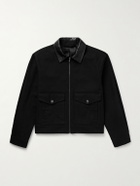 Nili Lotan - Donatello Leather-Trimmed Canvas Jacket - Black