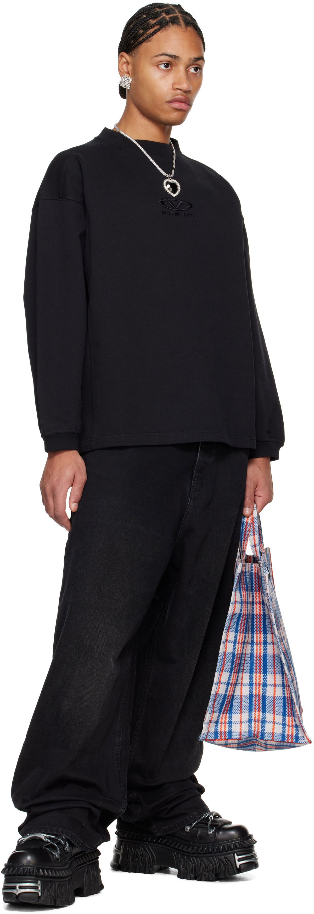VETEMENTS Black Baggy Jeans