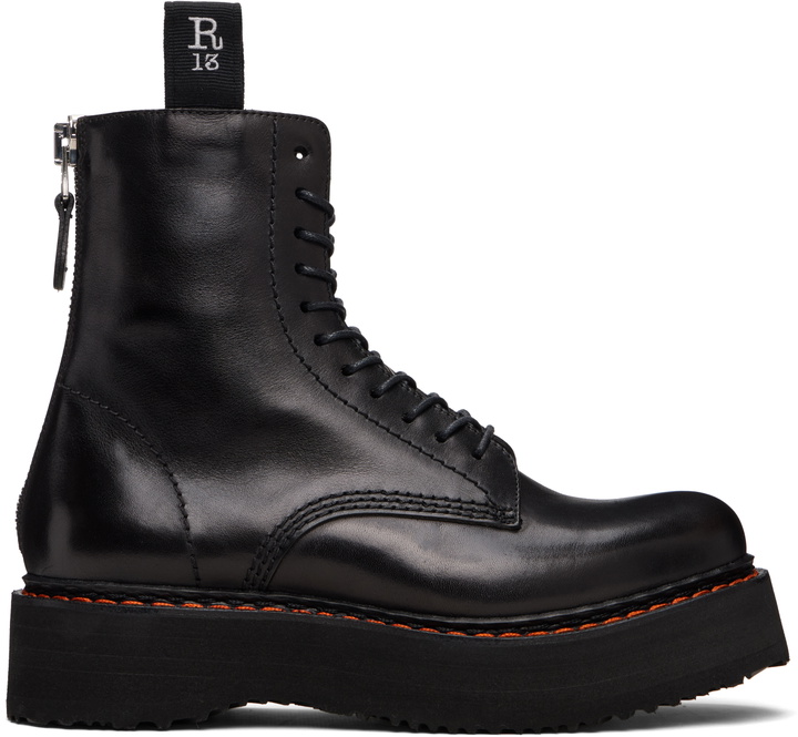 Photo: R13 Black Single Stack Boots