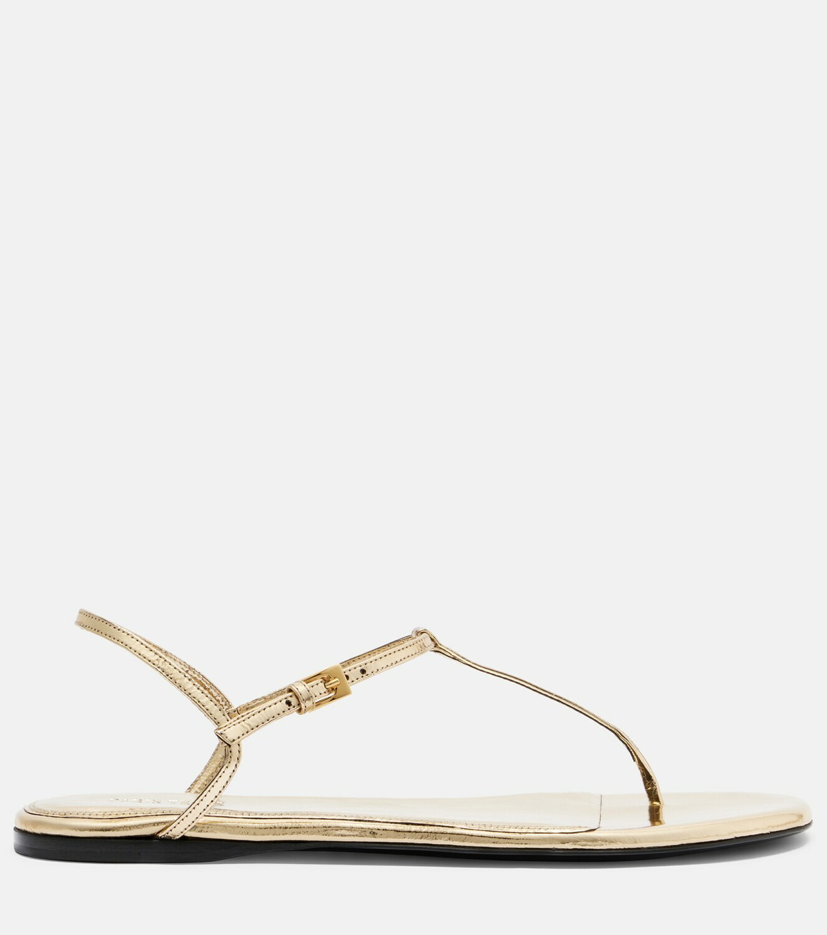 Paris Texas Montecarlo metallic leather thong sandals