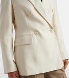 Eleventy Wool, silk and linen-blend blazer