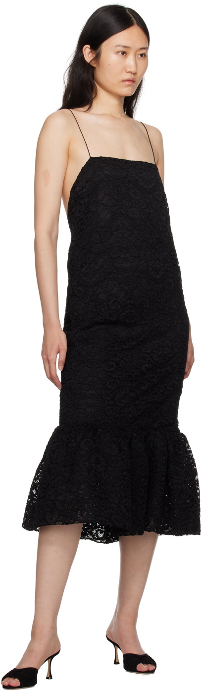 Interior Black 'The Esther' Midi Dress