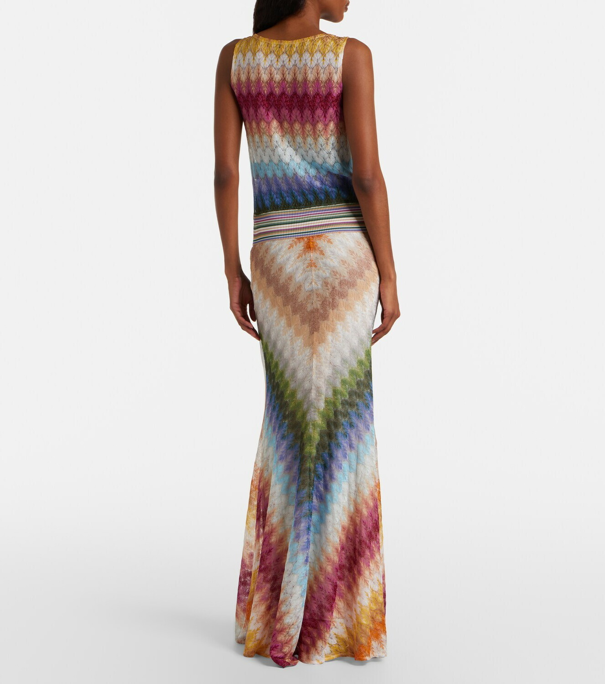Missoni Knitted maxi skirt