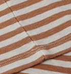 Folk - Striped Cotton-Jersey T-Shirt - Men - Brown