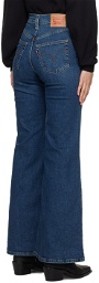 Levi's Indigo Ribcage Bell jeans