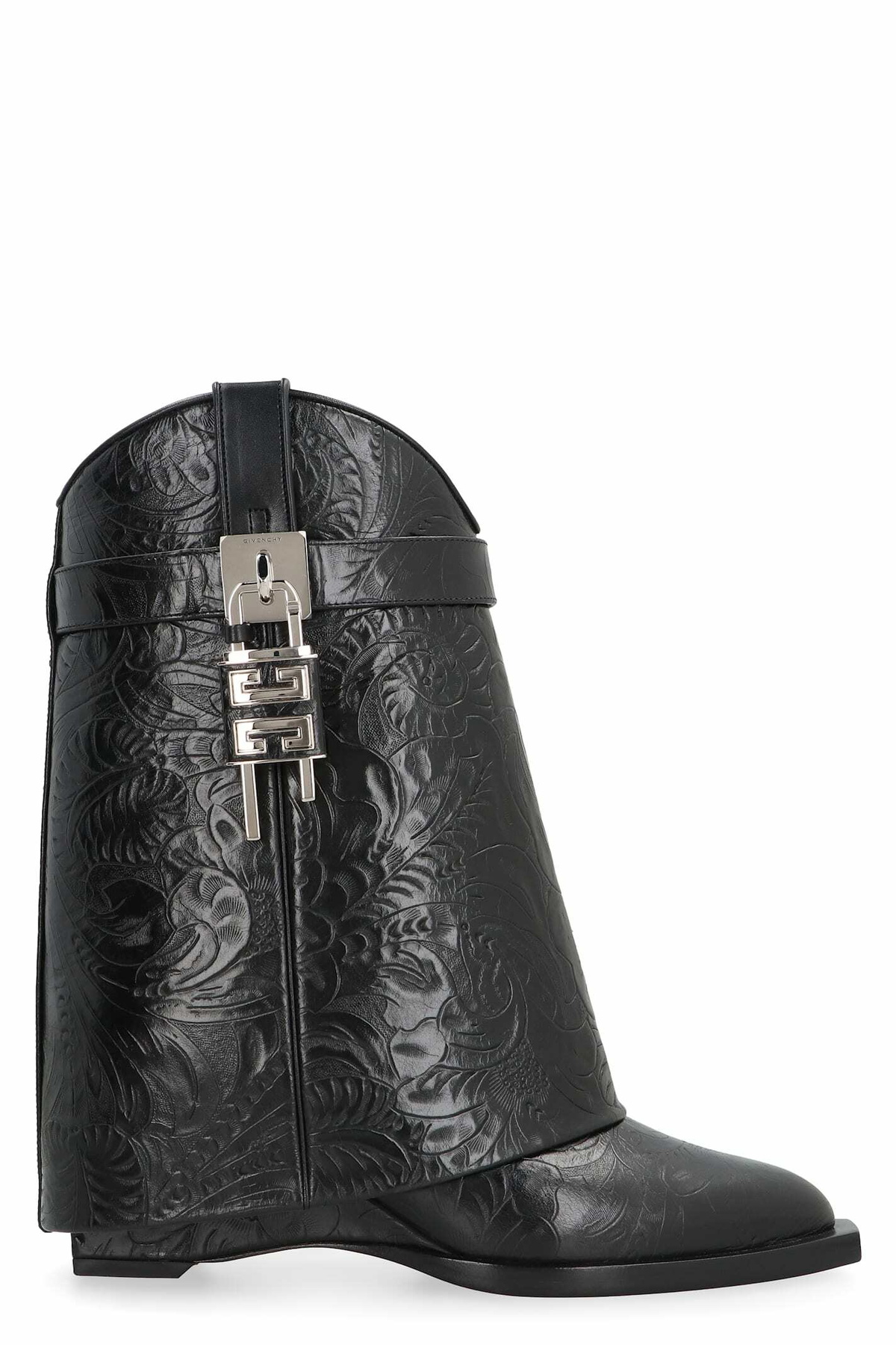 【GIVENCHY】Shark Lock ラフィア アンクル ブーツ Givenchy Shark Lock raffia ankle boots Givenchy