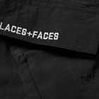 PLACES+FACES Nylon Cargo Pant in Black