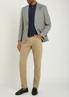 Lardini Fine-knit Cotton Polo Shirt Blue