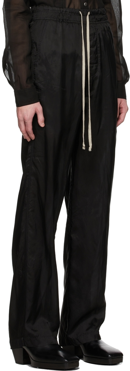 Pomodoro Cupro Trousers Black main image 1