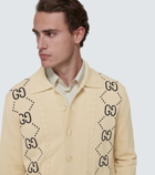 Gucci - GG intarsia cotton cardigan
