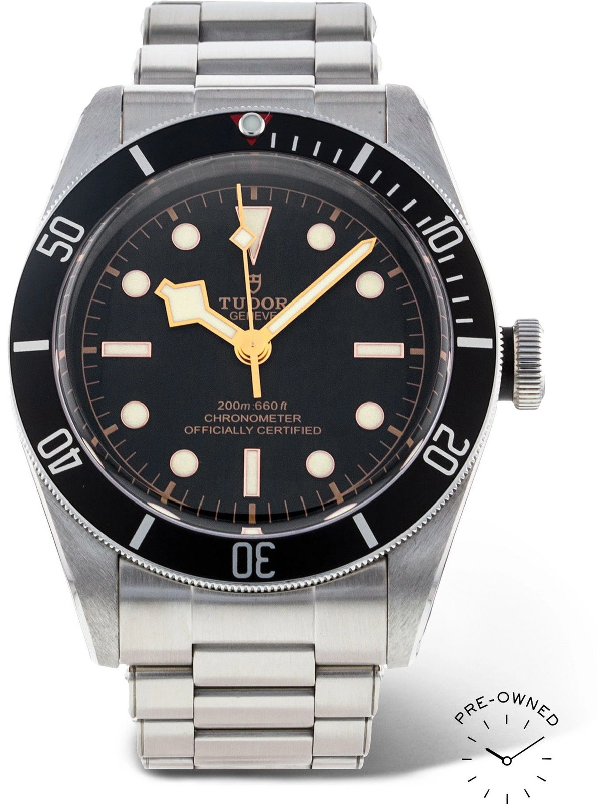 TUDOR Pre-Owned 2018 Heritage Black Bay Automatic 41mm Stainless