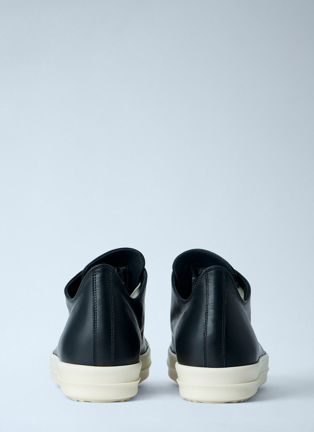 Rick Owens Leather Low-Top Sneakers