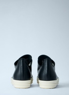 Rick Owens Leather Low-Top Sneakers