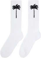 Palm Angels Three-Pack Multicolor 'Palm' Socks