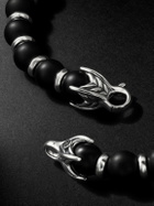 David Yurman - Spiritual Sterling Silver Onyx Bracelet - Black