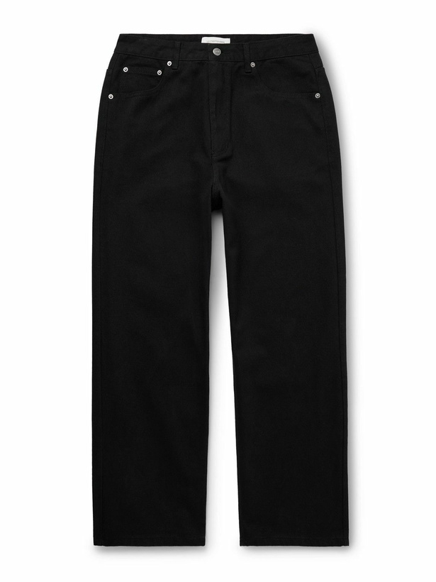 Photo: LE 17 SEPTEMBRE - Straight-Leg Denim Trousers - Black