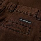 Polar Skate Co. Men's Grund Chino in Brown Black