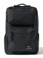 Nike Training - Utility Speed Logo-Appliquéd Webbing-Trimmed Canvas Backpack