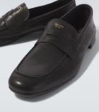 Prada Leather penny loafers