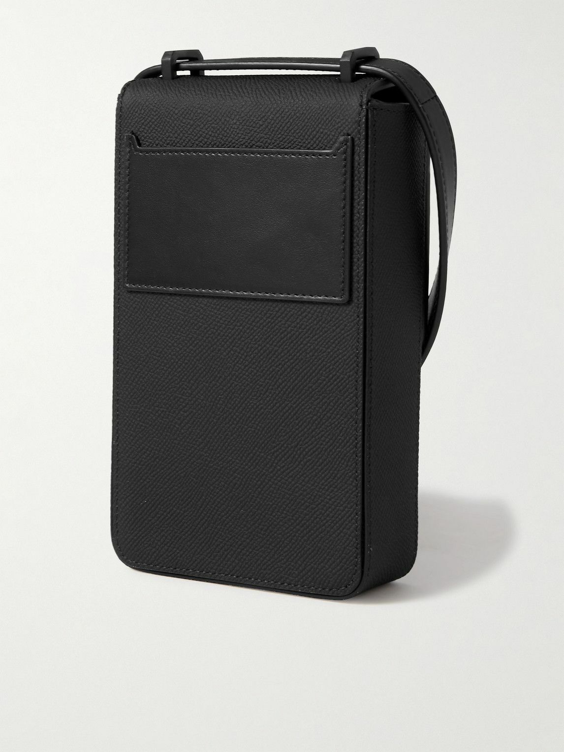 Burberry - Full-Grain Leather Phone Pouch Burberry