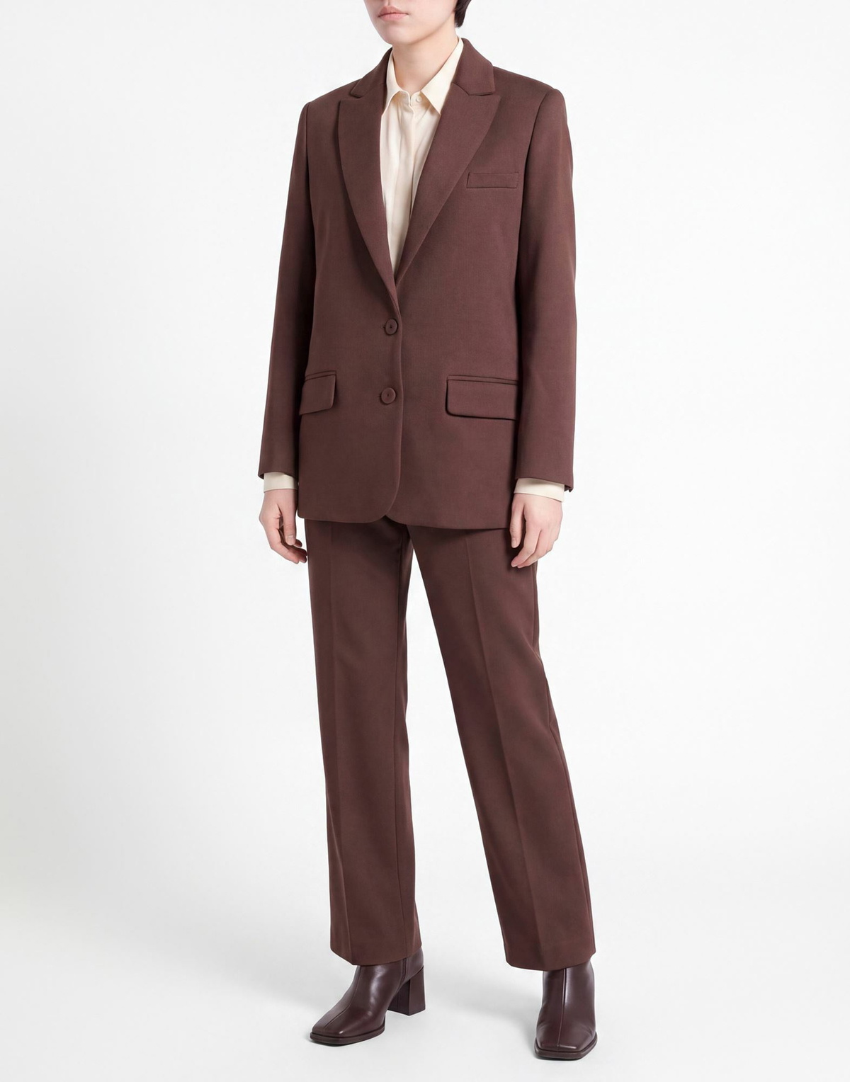 Jijil Womens Blazer Chocolate in Brown