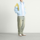 Adidas Men's Gfx Track Top in Ice Blue