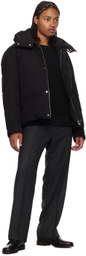 Solid Homme Black Lightweight Down Jacket