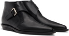 Ann Demeulemeester Black Yan Pointy Micro Heel Ankle Boots
