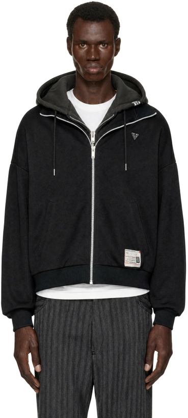 Photo: Maison MIHARA YASUHIRO Black Shifted Layer Track Jacket