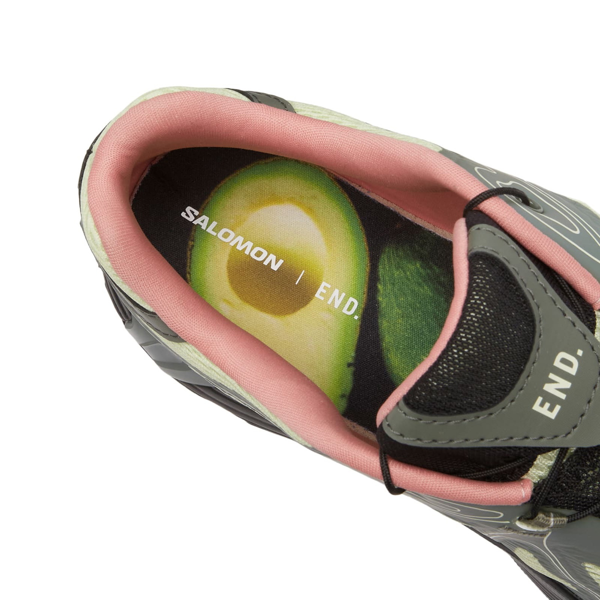 END. x Salomon XT-Whisper Void in Agave Green/Lime Cream/Rum Raisin