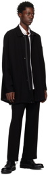 N.Hoolywood Black Half Coat Jacket