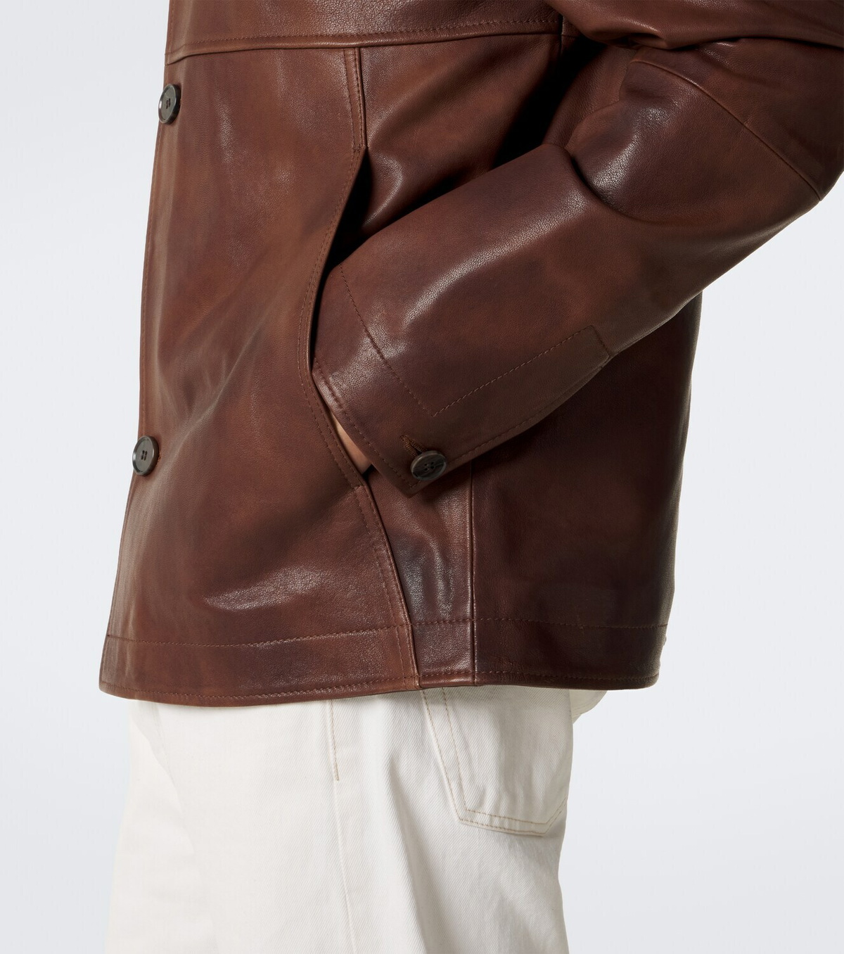 Arma Steep leather jacket