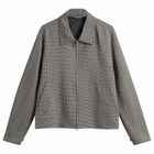 mfpen Men's Check Cropped Mail Jacket in Taupe