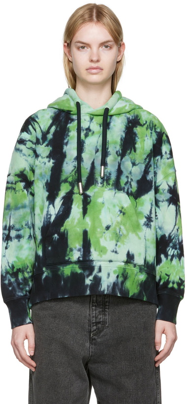 Photo: AMI Paris Green Cotton Hoodie