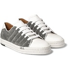 Berluti - Playfield Suede and Leather Sneakers - Men - Gray