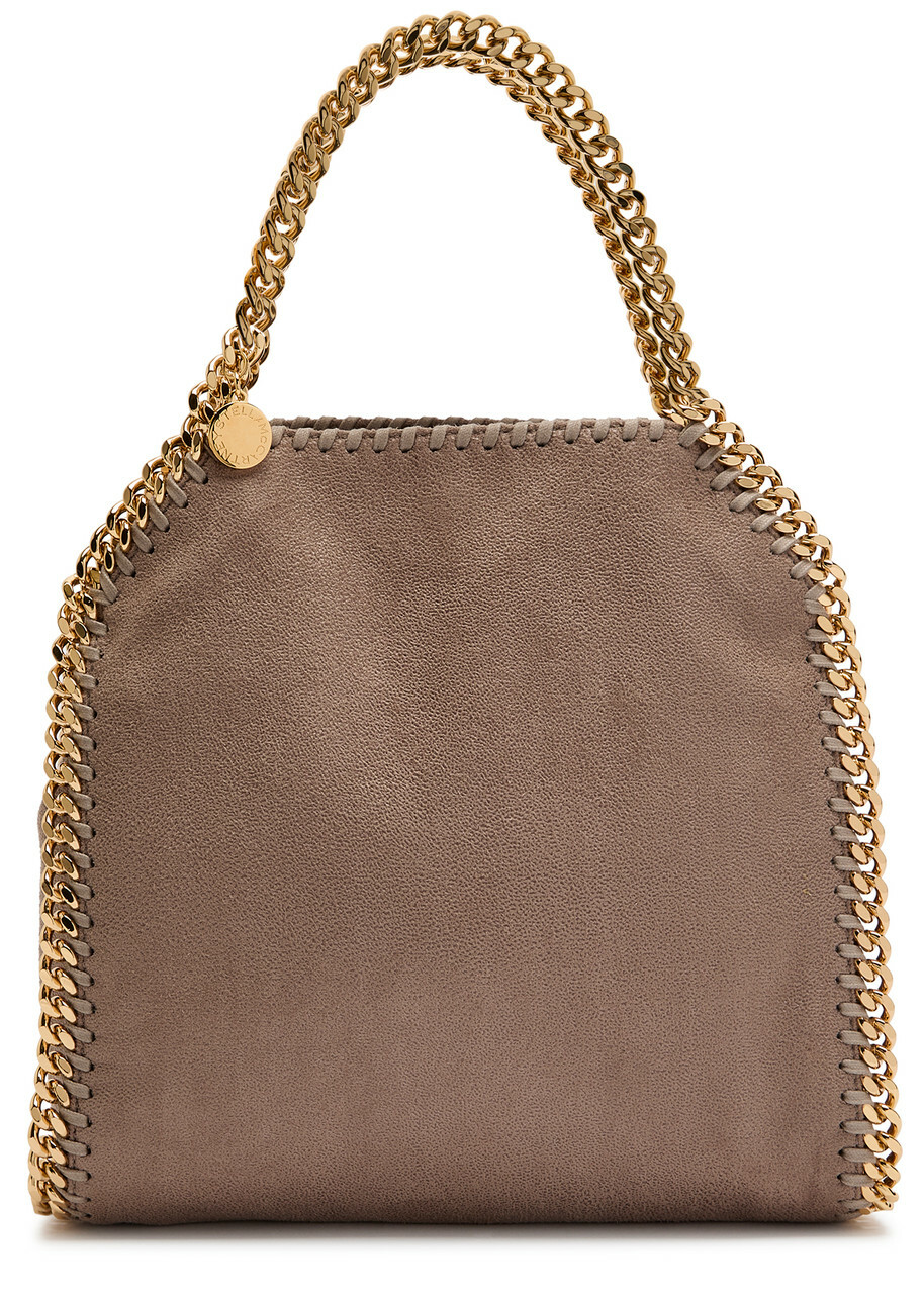 トートバッグ STELLA MCCARTNEY FALABELLA SUEDE TOTE BAG Stella Mccartney Falabella Faux Suede Tote bag - Light Grey