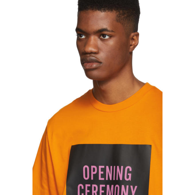 OPENING CEREMONYトップス Buy Opening Ceremony Warped Logo Regular T-Shirt in black