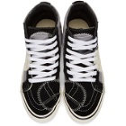 Vans Black and Grey Sk8-Hi Bricolage Sneakers