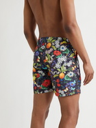 ORLEBAR BROWN - Standard Mid-Length Printed Swim Shorts - Blue