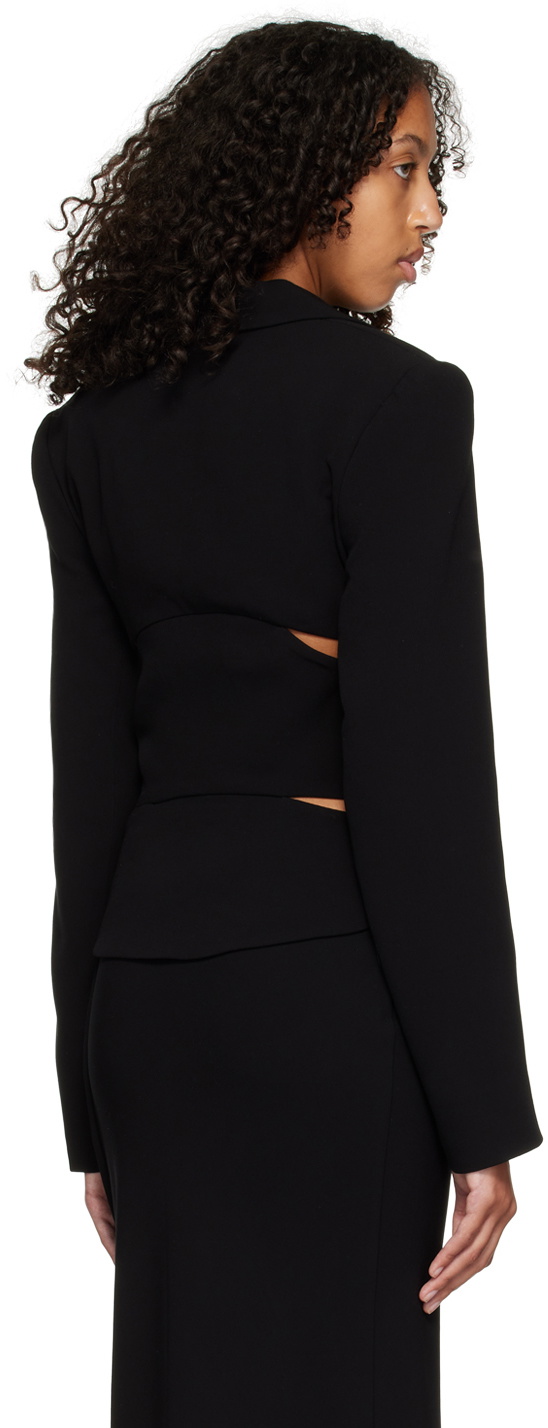Lado Bokuchava Black Shibari Blazer