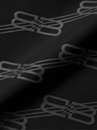 Balenciaga - Oversized Logo-Print Stretch-Jersey Swim T-Shirt - Black