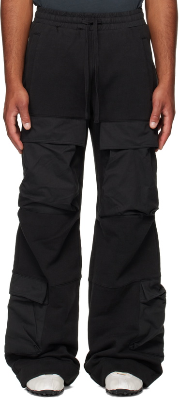 Photo: Entire Studios Black Utility Sweatpants