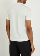 Emporio Armani Logo-embroidered Cotton T-shirt White