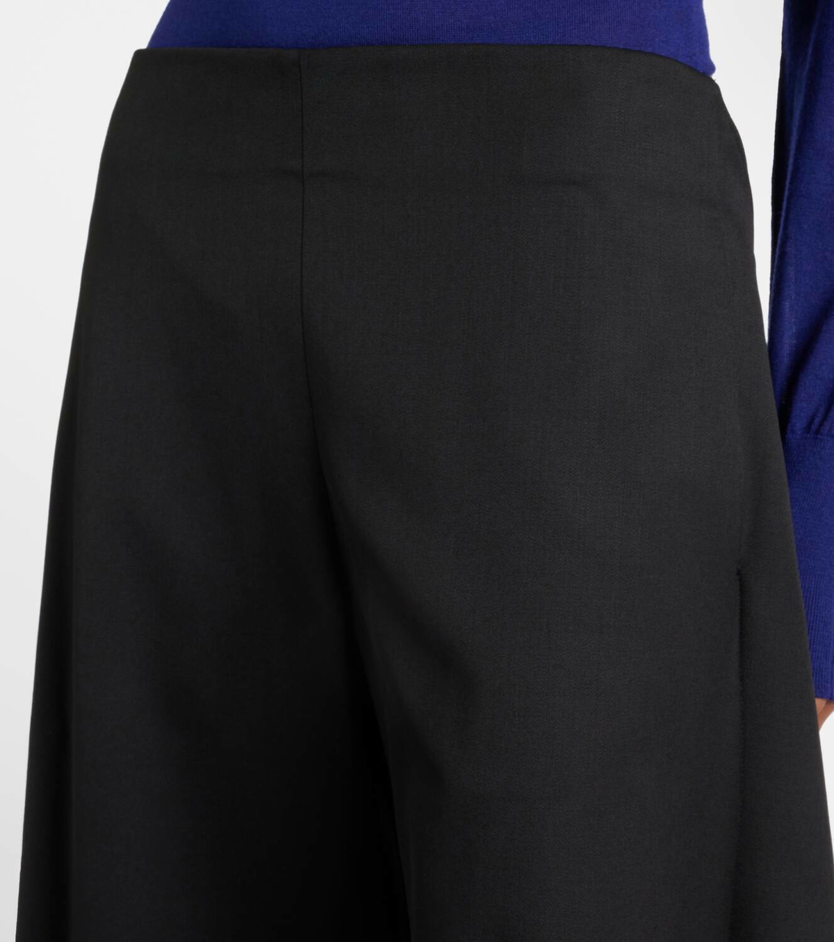 Alaïa Caped wool wide-leg pants