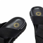 Dries Van Noten Men's Crossover Sandal in Black