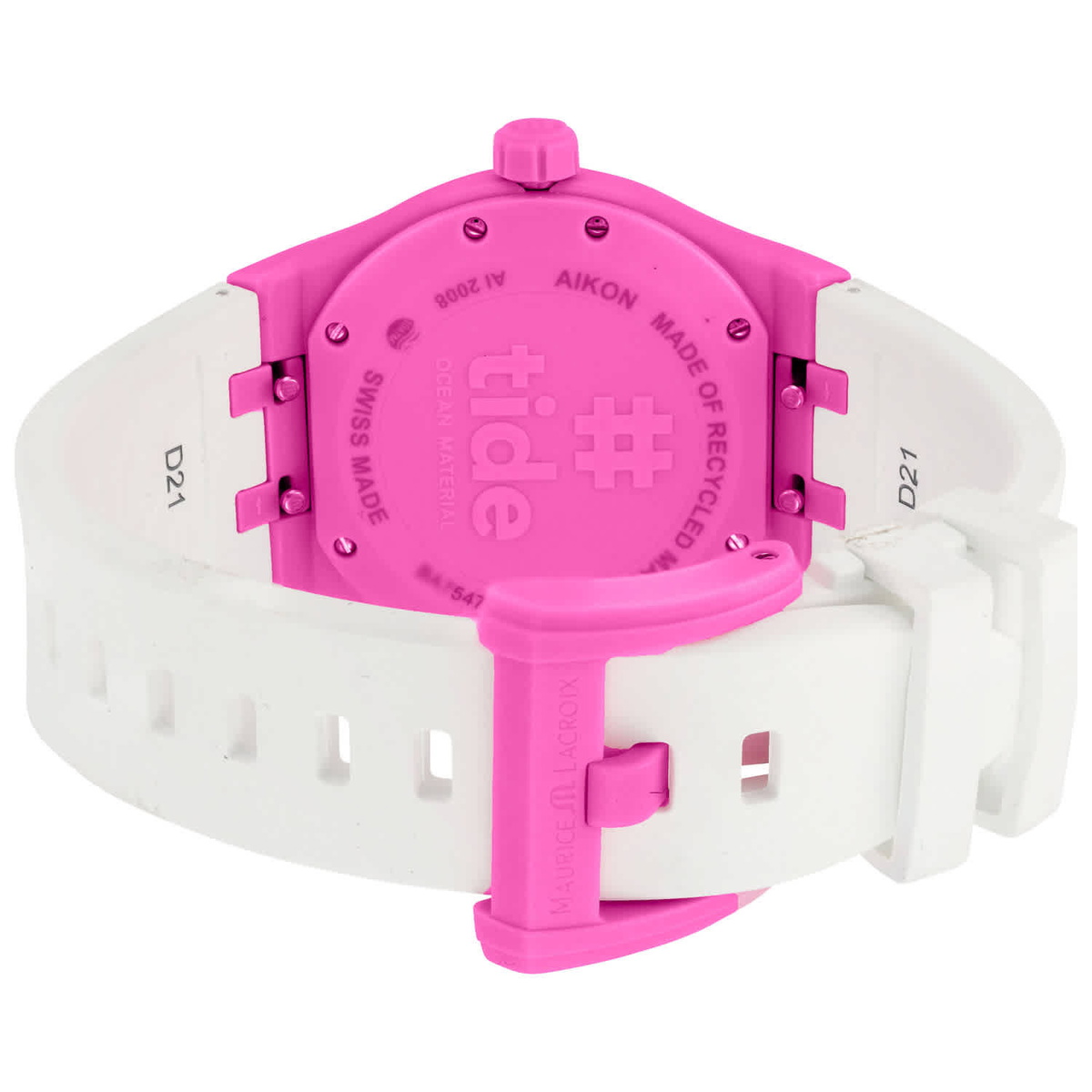 Maurice Lacroix Aikon Tide Quartz Pink Dial Mens Watch AI2008-FFFF1-3A0-0