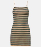 Oséree Lumière striped minidress