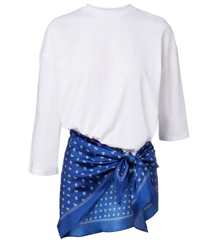 Photo: Christopher Esber Silk-trimmed cotton beach cover-up