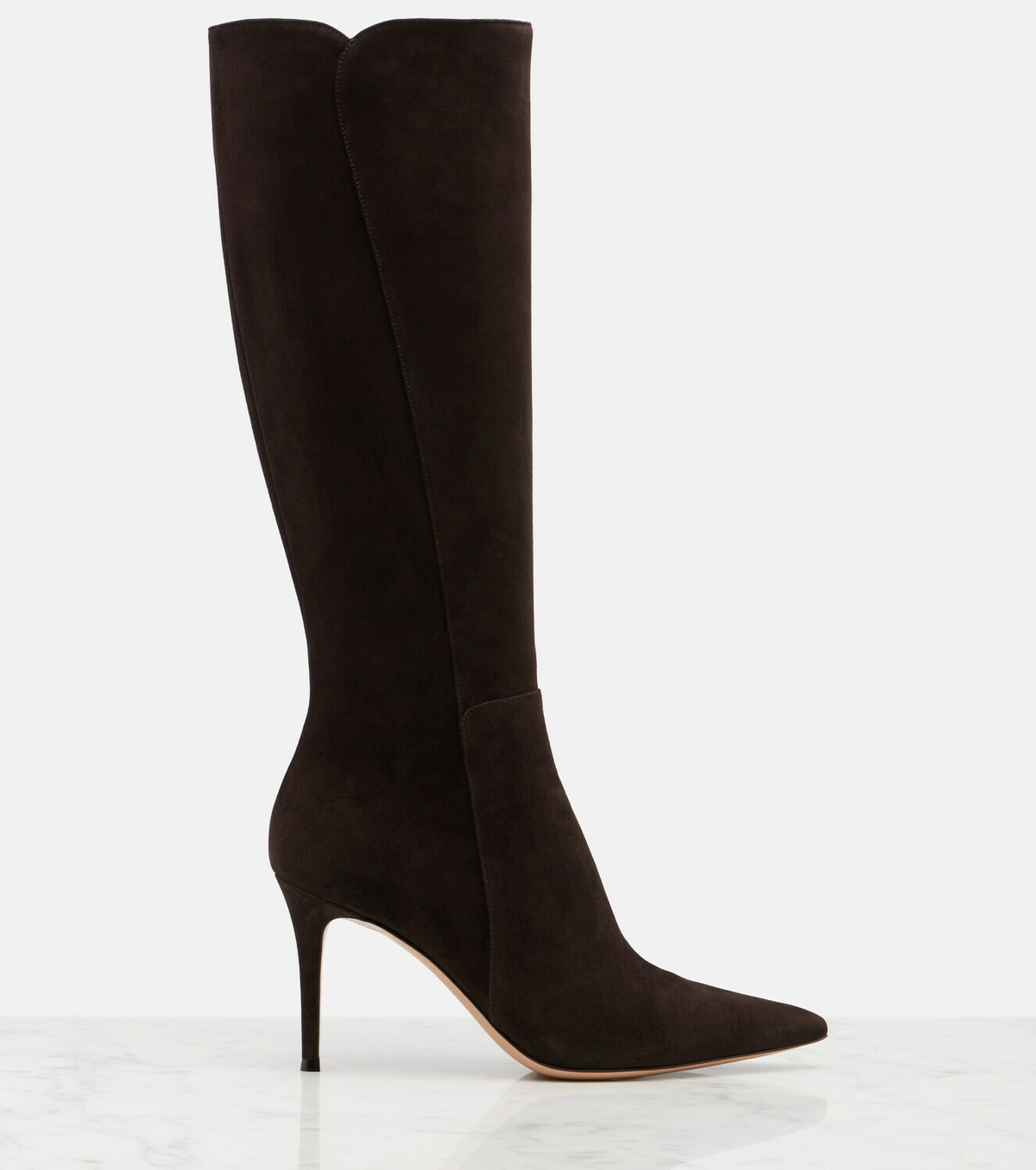 Gianvito Rossi Suede knee-high boots
