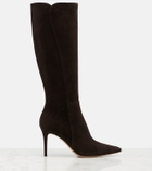 Gianvito Rossi Suede knee-high boots